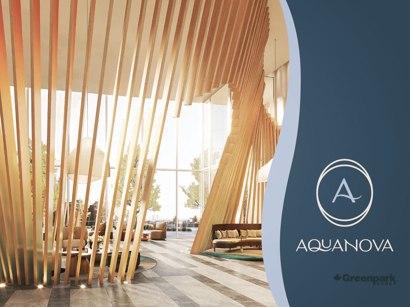 The Aquanova lobby