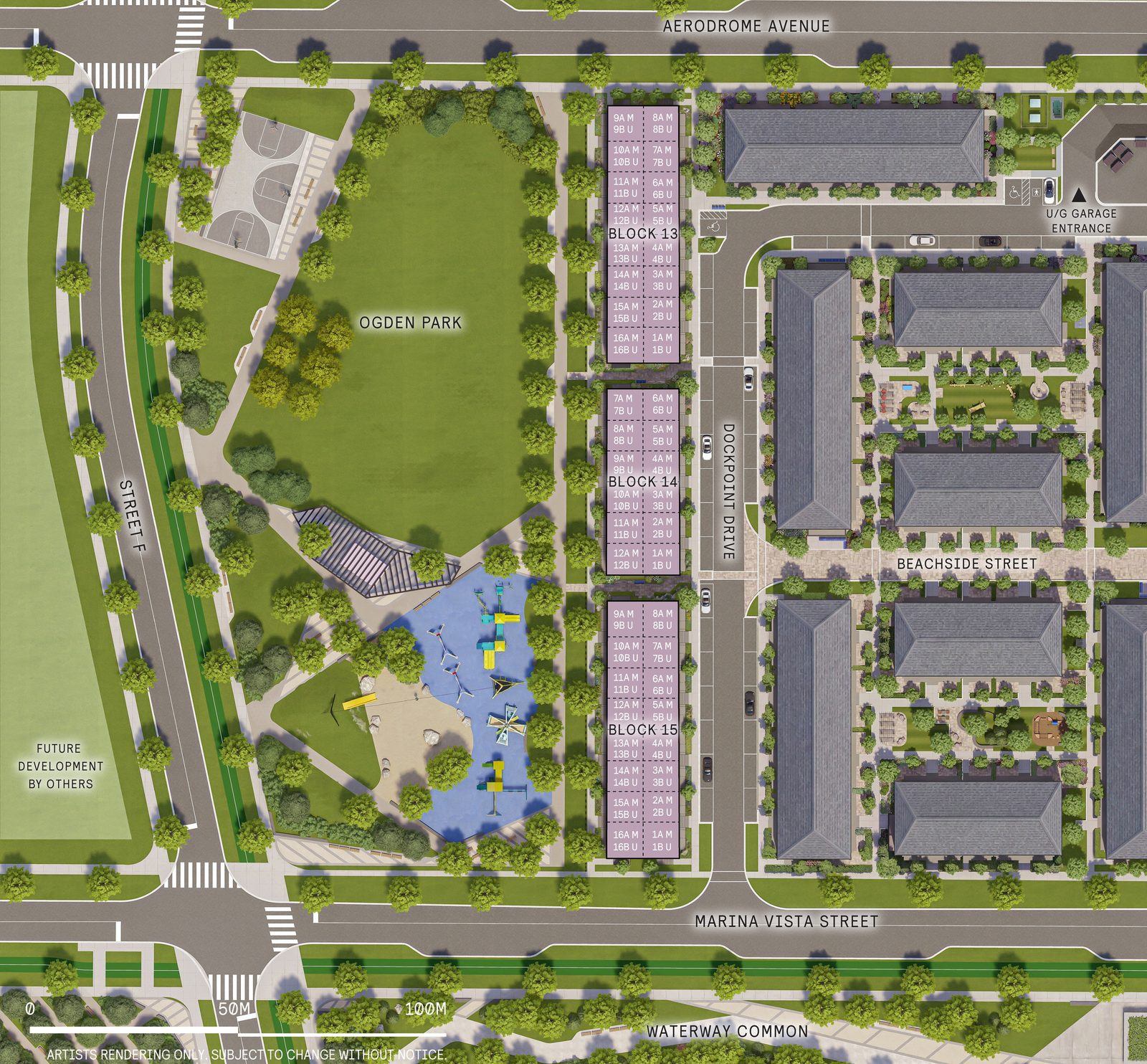 Aura site plan